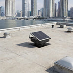30W Solar Roof Vent Fan Exhaust Attic Ventilation for Home Garage Van