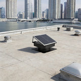 30W Solar Roof Vent Fan Exhaust Attic Ventilation for Home Garage Van - 45-Degree Angle
