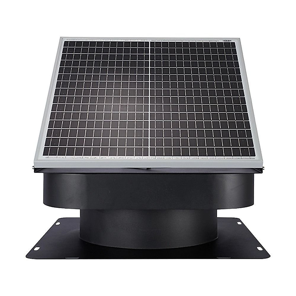 30W Solar Roof Vent Fan Exhaust Attic Ventilation for Home Garage Van