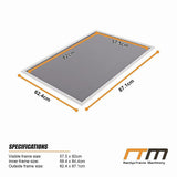 A1 2pc Aluminium Snap Poster Frame Wall Mount Sign Holder Silver - Extra Image