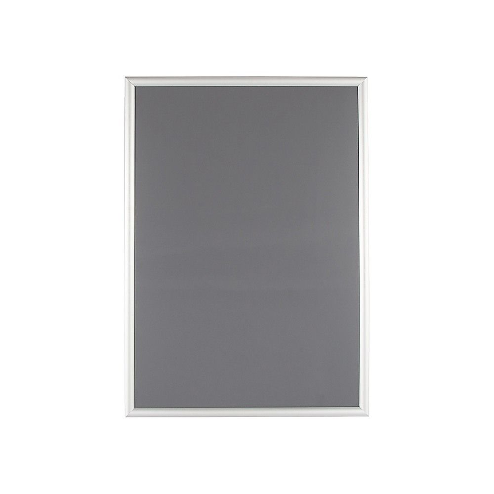 A2 2pc Aluminium Snap Poster Frame Wall Mount Sign Holder Silver