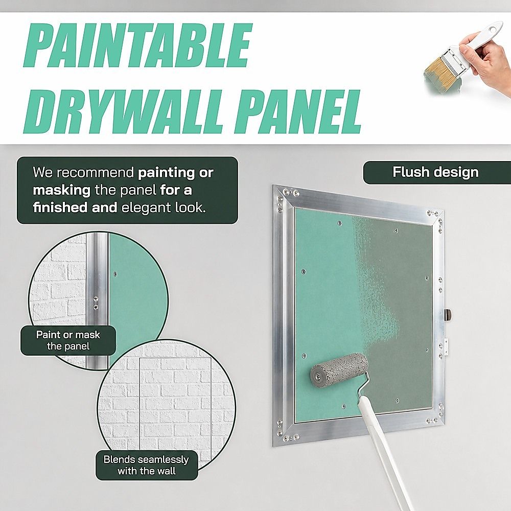 300x300mm Plasterboard Access Panel Aluminium Frame Inspection Hatch
