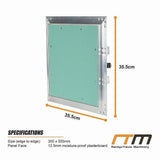300x300mm Plasterboard Access Panel Aluminium Frame Inspection Hatch