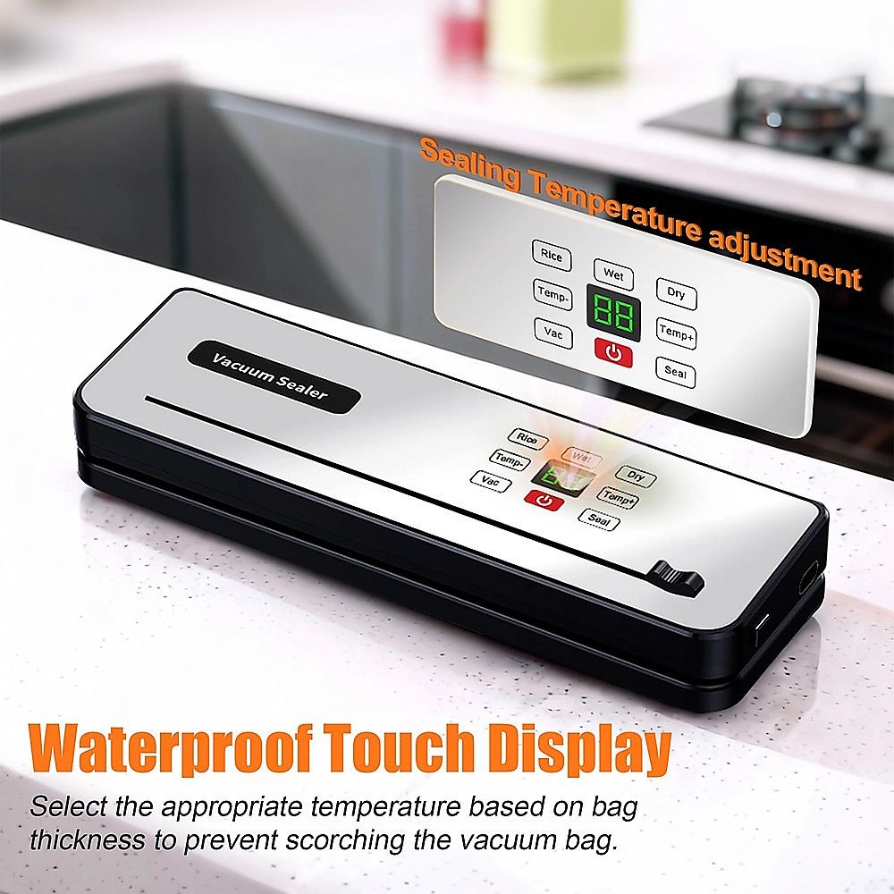 Cordless Food Vacuum Sealer Machine Dry Wet 30 Bags