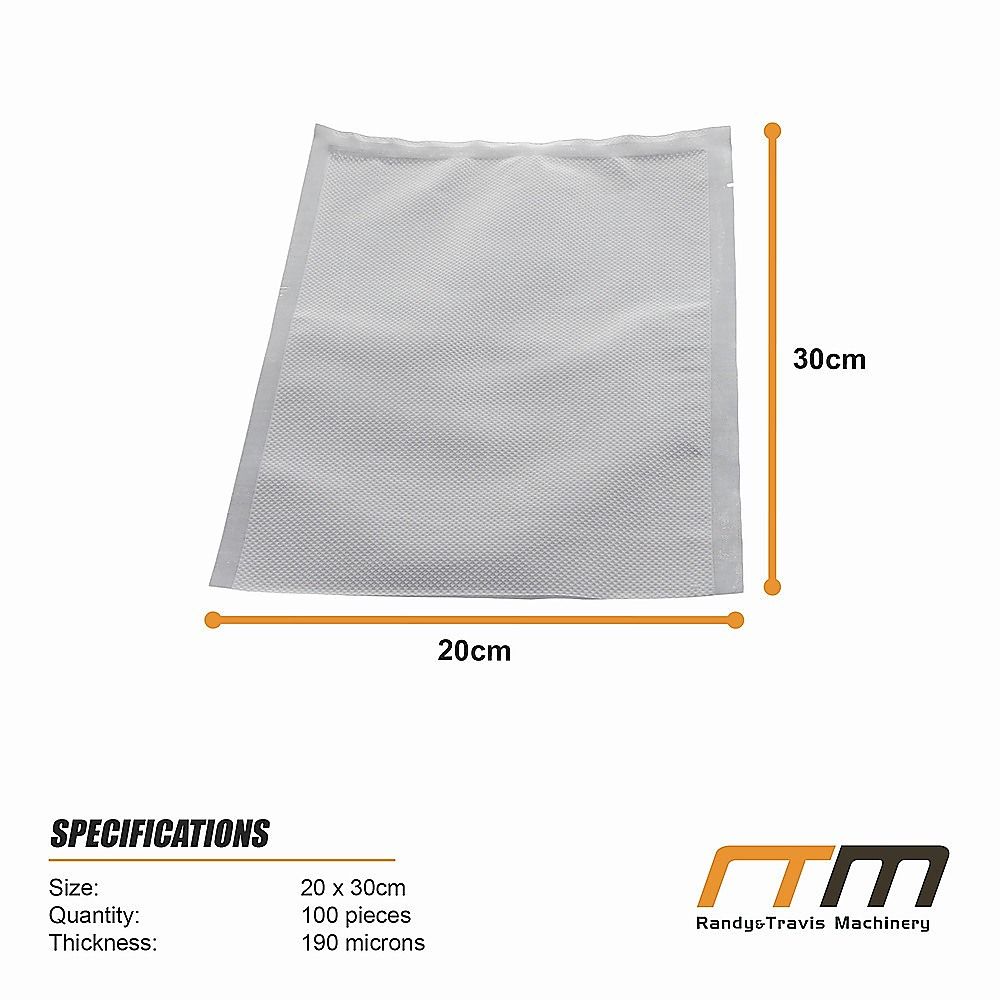 20cm x 30cm 100pcs Vacuum Sealer Bags Food Storage