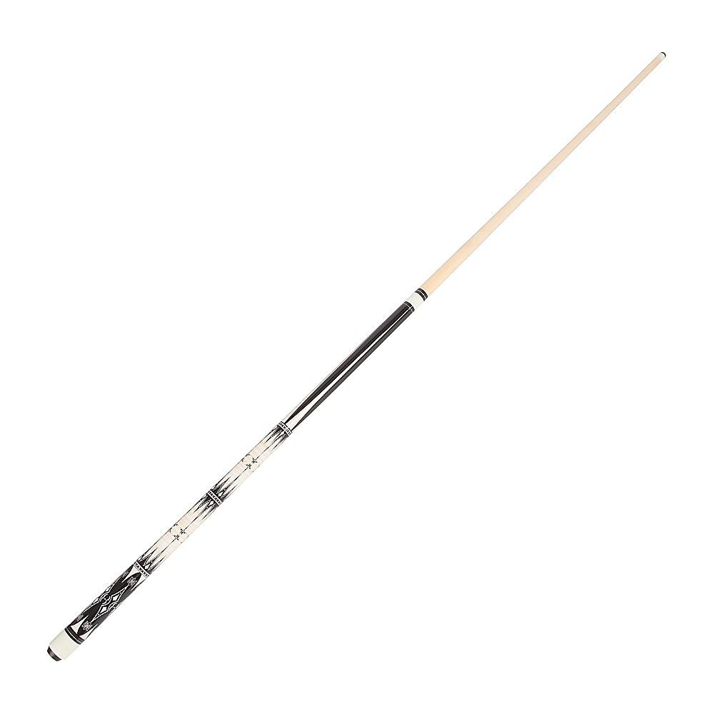 57" 2-Piece Maple Wood Billiard Pool Cue Sticks 19oz with Free Carry Bag for Smooth Control and Accuracy