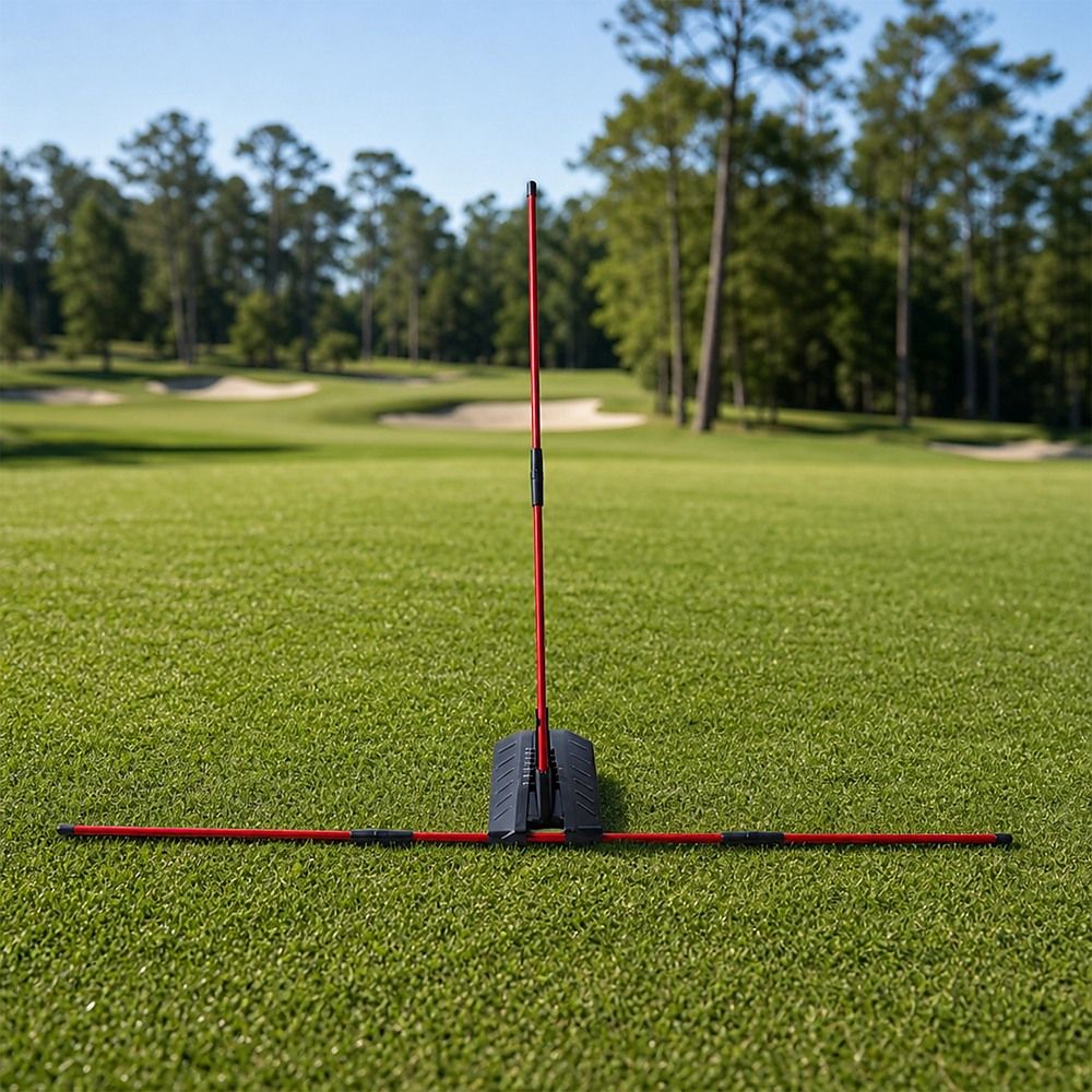 Portable Golf Swing Trainer Multi Functional Training Aid for Swing Practice Tempo and Strength Improvement