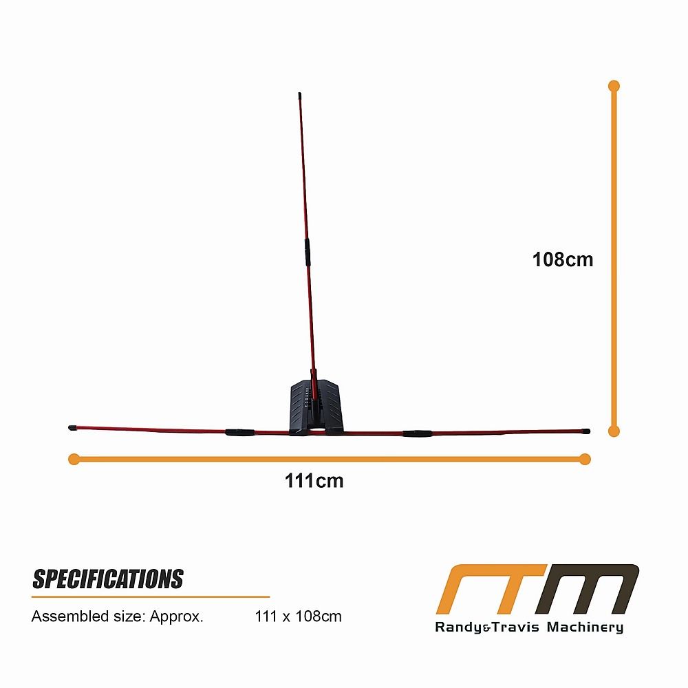 Portable Golf Swing Trainer Multi Functional Training Aid for Swing Practice Tempo and Strength Improvement