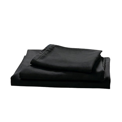 Microfiber Sheet Set 4 Piece Queen Black Deep Pocket Bed Sheets Soft Breathable Easy Care Bedding