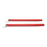 Heavy Duty Pallet Fork Extensions 184cm Carbon Steel Forklift Attachments with Safety Pins for Extended Load Handling