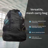 Extra Large Sports Ball Carry Bag Waterproof Football Basketball Volleyball Soccer Rugby NetBall - Top-Down View