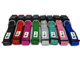 Bling Glitter Overlay Nylon Dog Collar Breakaway Buckle - Moondidley Pets Large Turquoise - Front View