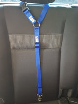 Dog Seatbelt Headrest Restraint Safety Travel - Moondidley Pets Blue