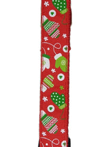 Christmas Dog Leashes 1.2m - Moondidley Pets Red Mittens - Front View
