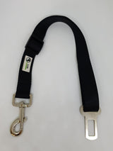 Seat Belt Safety Travel Attachment Connector - Moondidley Pets Black - Front View