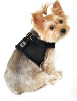 Vest Harness Pet Dog-Cat Step-in Velcro and Buckle Attachments - Moondidley Pets X-Large Light Blue - Front View