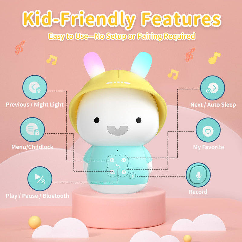 Interactive Alilo G9S+ Baby Bunny Storyteller and Sleep Companion