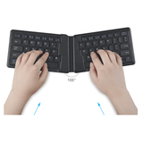 Folding Split Ergonomic Keyboard - Front View