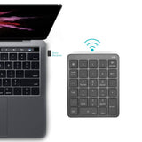 Mini Numeric Wireless Keypad - 45-Degree Angle