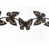 Flutter Of Butterflies As Heart Wall Art 48cm - Front View