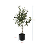 Potted Artificial Olive Tree 65cm - Front View