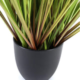 Potted Artificial Grassy Spring Wildflower 85cm - 45-Degree Angle