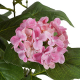 Potted Artificial Hydrangea 50cm - 45-Degree Angle