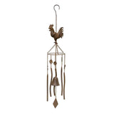 Hanging Chicken Windchime + Cast Iron Bell 78cm