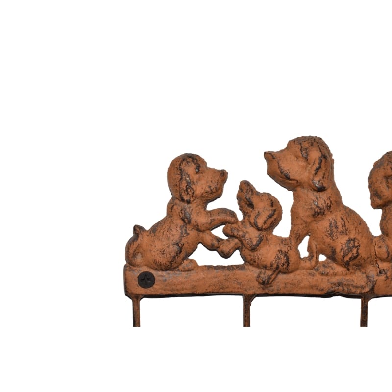 Cute Dogs 5 Hooks Wall Hanging 22cm