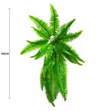 Artificial Boston Hanging Fern 102cm - Front View