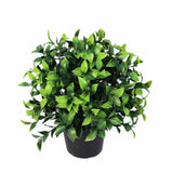 Small Potted Artificial Jasmine Plant UV Resistant 20cm - Side View