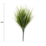 White Tipped Grass Stem UV Resistant 35cm - Front View