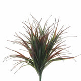 Artificial Brown Tipped Grass Plant UV Resistant 35cm - 45-Degree Angle
