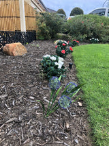 White Flowering Jasmine Stem UV Resistant 30cm - 45-Degree Angle