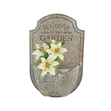 Welcome to Our Garden Wall Planter 23x36cm