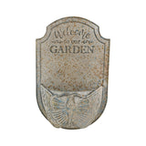 Welcome to Our Garden Wall Planter 23x36cm - Front View