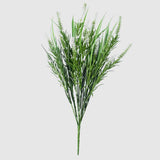 Long Artificial Lavender Stem (White) 50cm UV Resistant - Side View