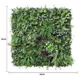 Luxury Vista Green Recycled Vertical Garden / Green Wall UV Resistant Sample - Front View