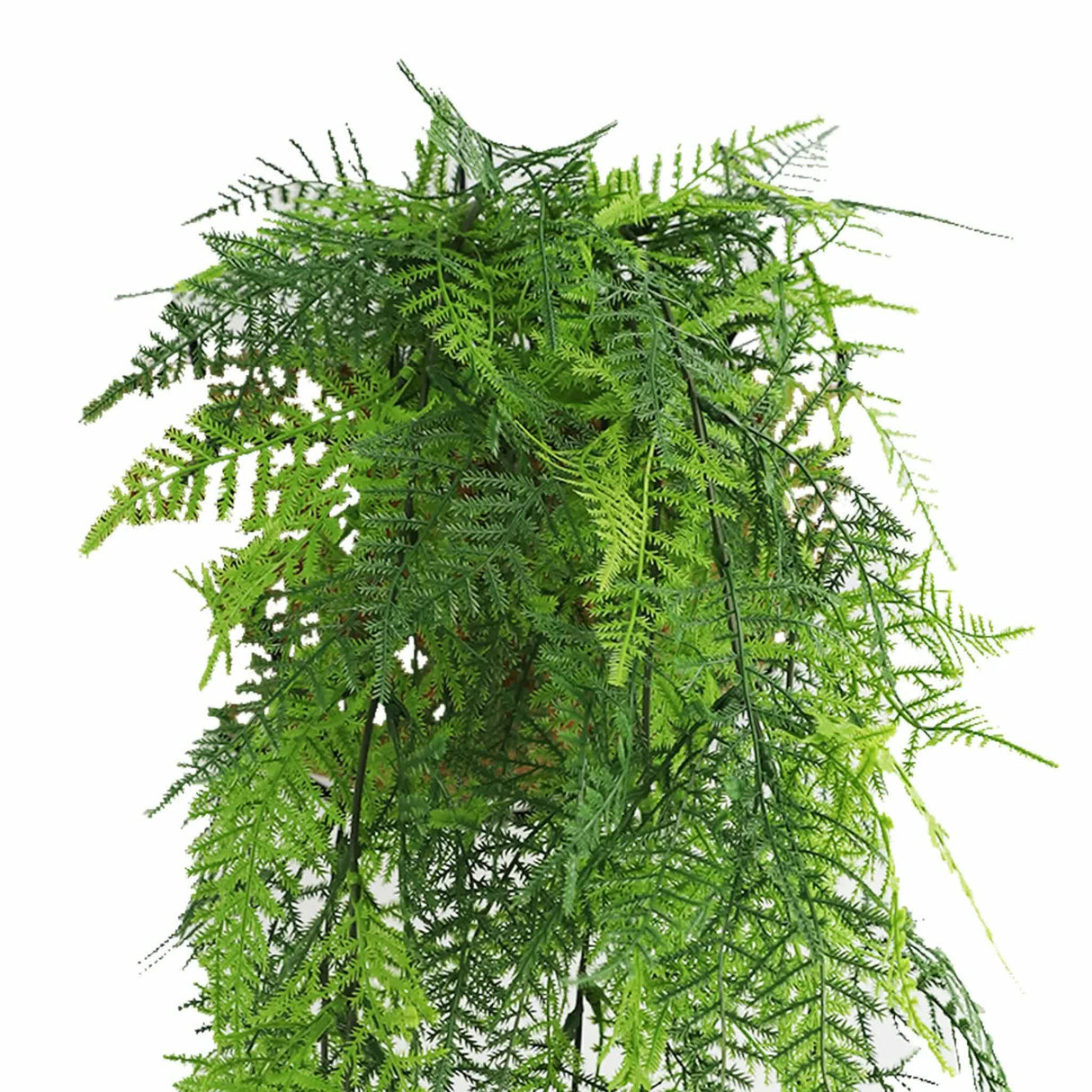 Artificial Hanging Lace Fern Vivid Green Garland Bush UV Resistant and Fire Rated 15cm x 76cm