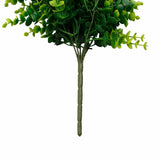 Artificial Dense Hanging Lush Green Eucalyptus Garland Bush UV Resistant and Fire Rated 18cm x 77cm - 45-Degree Angle