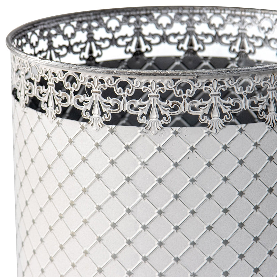 Set 2 French Country Round Planter / Storage 32cm