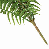 Artificial Fern (Lady Fern) 50cm UV Resistant - Top-Down View