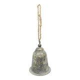 Large Hanging Bell w Rope 28cm