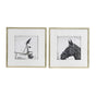Set 2 Horse Framed Prints 56cm