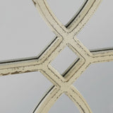 Set 2 Shabby Chic Carved Wall Mirrors 67cm