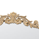 Large Baroque Gold Round Mirror 105x102cm - Front View