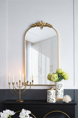 Tall Botanical Lidded Jar 41cm - Front View