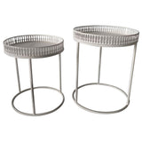 Set 2 Nested Martinique Side Tables 47cm