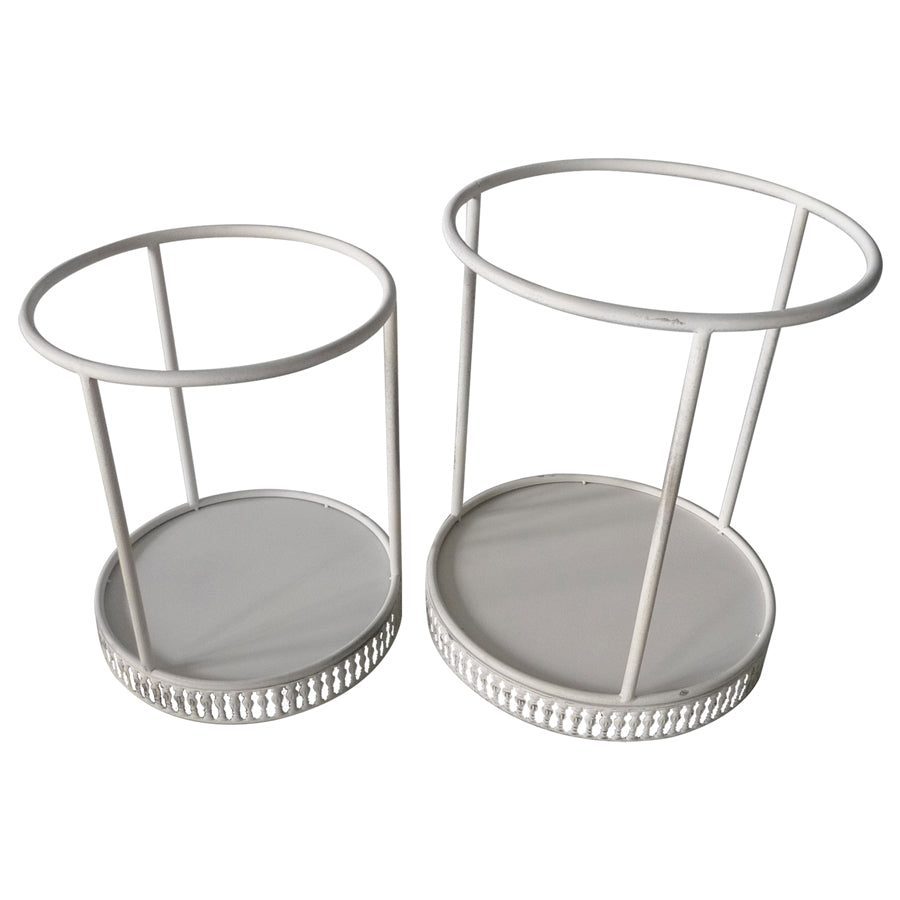 Set 2 Nested Martinique Side Tables 47cm