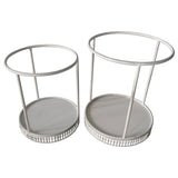 Set 2 Nested Martinique Side Tables 47cm - Front View